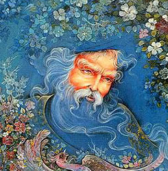 طرحی از چهره مولوی طرحی از چهره مولوی
