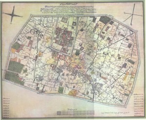 نقشه تهران قدیم